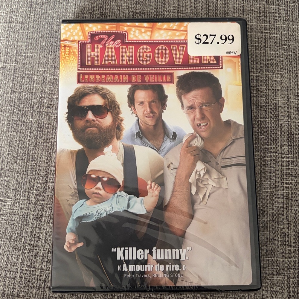 ❤️ BNIB SEALED The Hangover DVD with English, French and Spanish Subtitles Gift - Picture 1 of 4